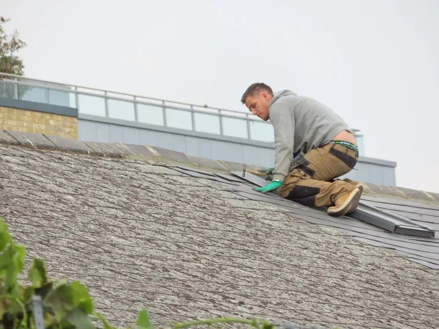 Shingle roof repair by Zyntix Forge Works